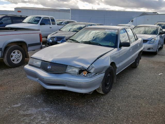 1G4NV54N1PC283071 - 1993 BUICK SKYLARK CU SILVER photo 2