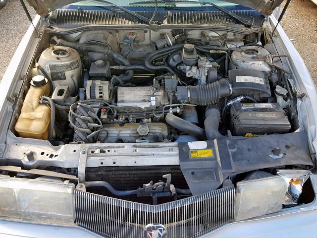 1G4NV54N1PC283071 - 1993 BUICK SKYLARK CU SILVER photo 7