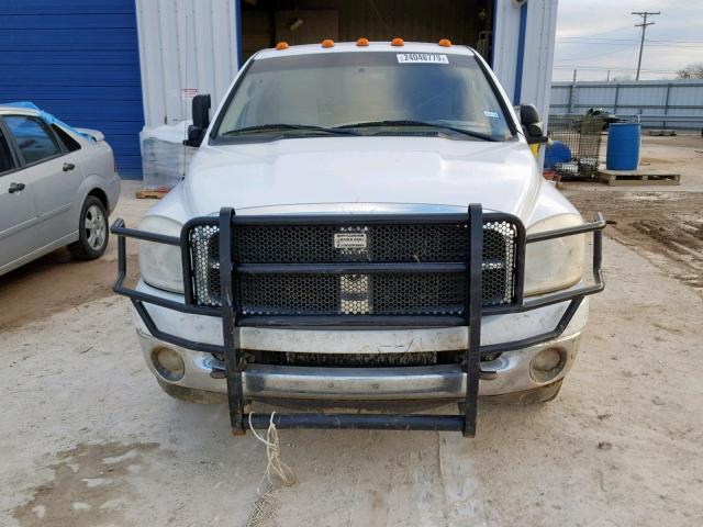 3D7ML48C67G734538 - 2007 DODGE RAM 3500 S WHITE photo 9