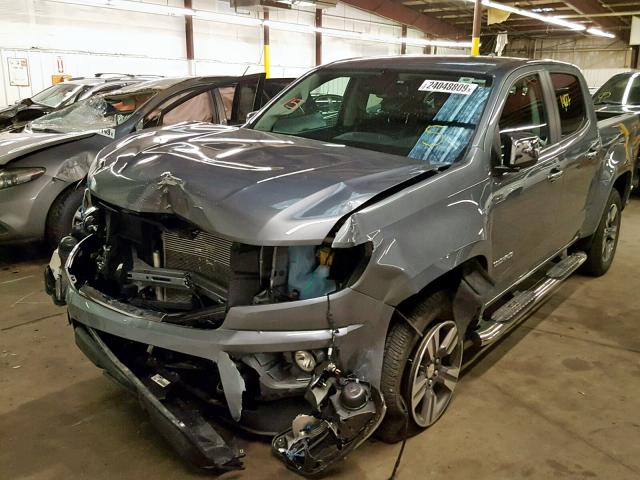 1GCGTCENXJ1182913 - 2018 CHEVROLET COLORADO L SILVER photo 2