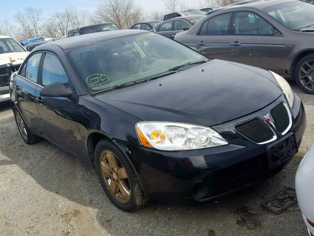 1G2ZF55B264285741 - 2006 PONTIAC G6 SE BLACK photo 1