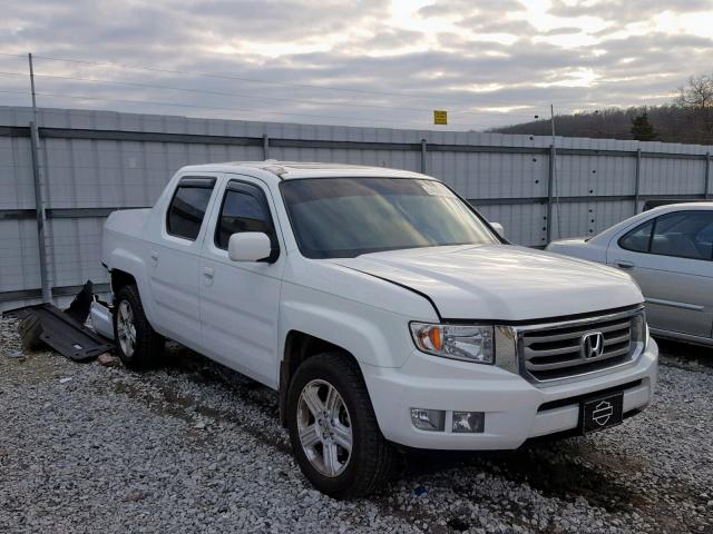 5FPYK1F55EB006477 - 2014 HONDA RIDGELINE WHITE photo 1