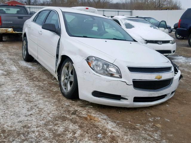 1G1ZA5EU0CF347061 - 2012 CHEVROLET MALIBU LS WHITE photo 1