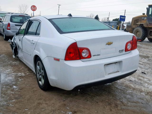 1G1ZA5EU0CF347061 - 2012 CHEVROLET MALIBU LS WHITE photo 3