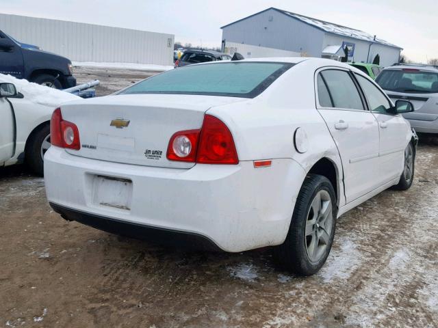 1G1ZA5EU0CF347061 - 2012 CHEVROLET MALIBU LS WHITE photo 4