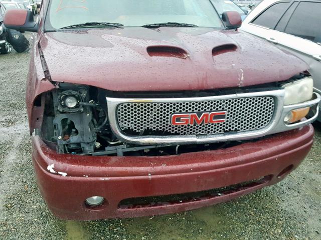 1GKEK13Z74J186429 - 2004 GMC YUKON BURGUNDY photo 9