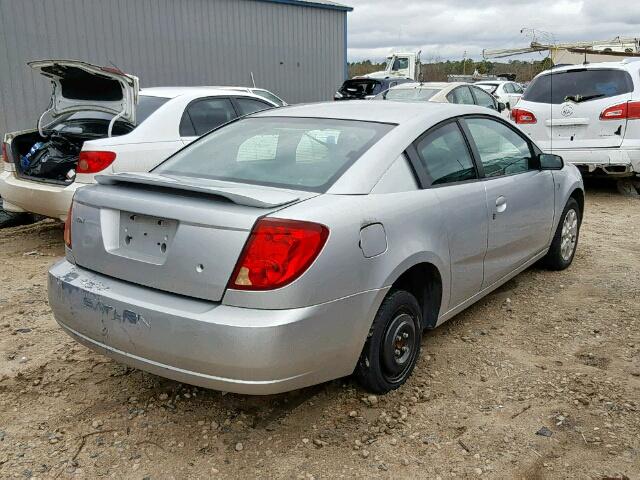 1G8AN12F43Z174161 - 2003 SATURN ION LEVEL SILVER photo 4