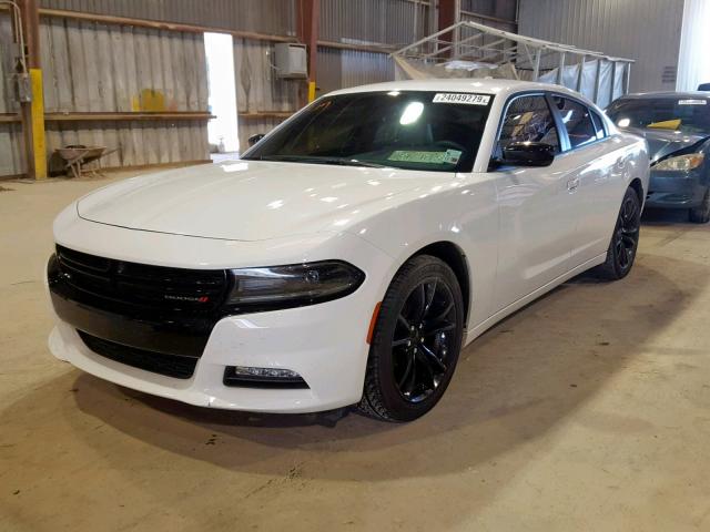 2C3CDXHG2GH303707 - 2016 DODGE CHARGER SX WHITE photo 2