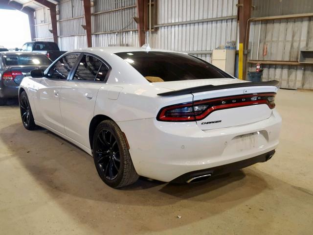 2C3CDXHG2GH303707 - 2016 DODGE CHARGER SX WHITE photo 3