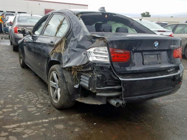 WBA3C1C50EK109939 - 2014 BMW 328 I SULE BLACK photo 3