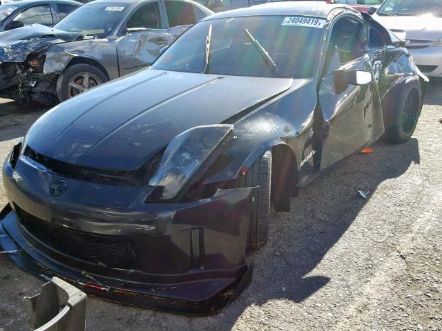 JN1AZ34D96M331320 - 2006 NISSAN 350Z COUPE BLACK photo 2