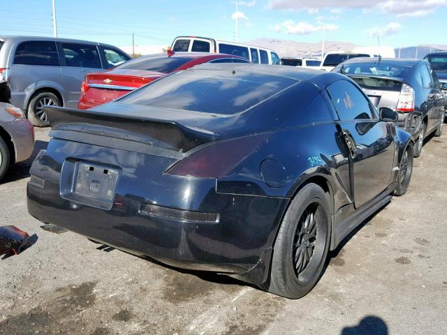 JN1AZ34D96M331320 - 2006 NISSAN 350Z COUPE BLACK photo 4