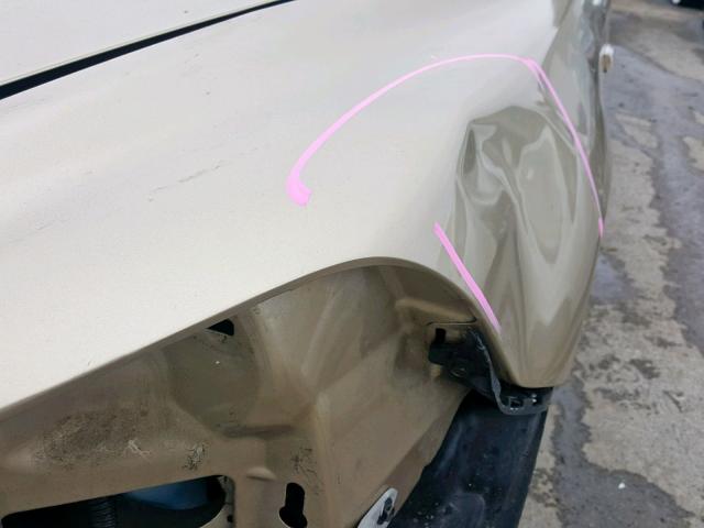 1G1ZG57BX8F167345 - 2008 CHEVROLET MALIBU LS ოქროსფერი ფოტო 9