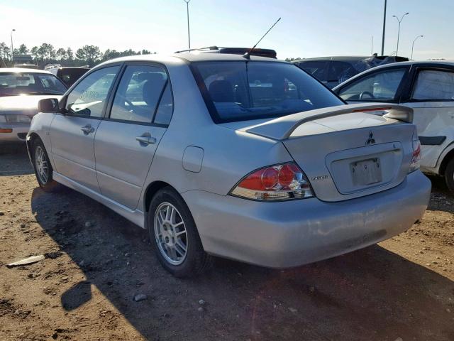 JA3AJ86E55U042794 - 2005 MITSUBISHI LANCER OZ SILVER photo 3