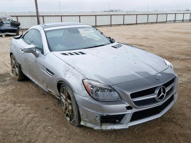 WDDPK5HA7FF097857 - 2015 MERCEDES-BENZ SLK 350 SILVER photo 1