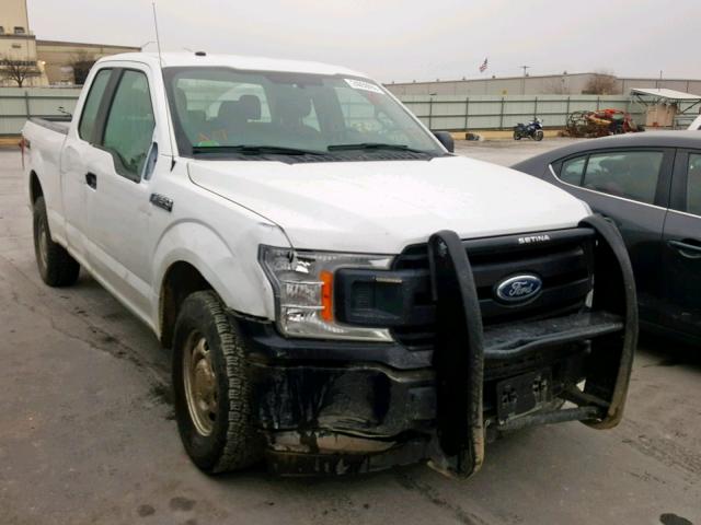 1FTEX1EP5JFB54800 - 2018 FORD F150 SUPER WHITE photo 1