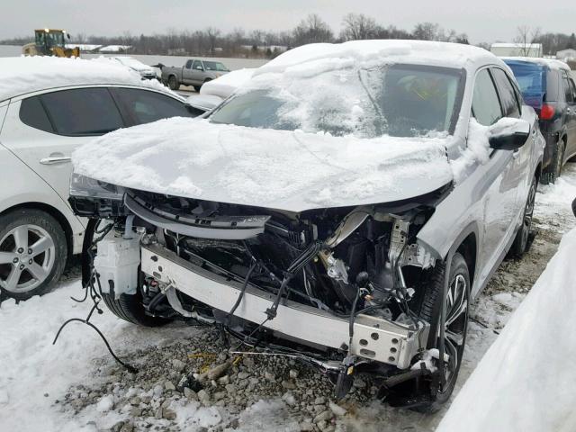 2T2BZMCA3JC153839 - 2018 LEXUS RX 350 SILVER photo 2