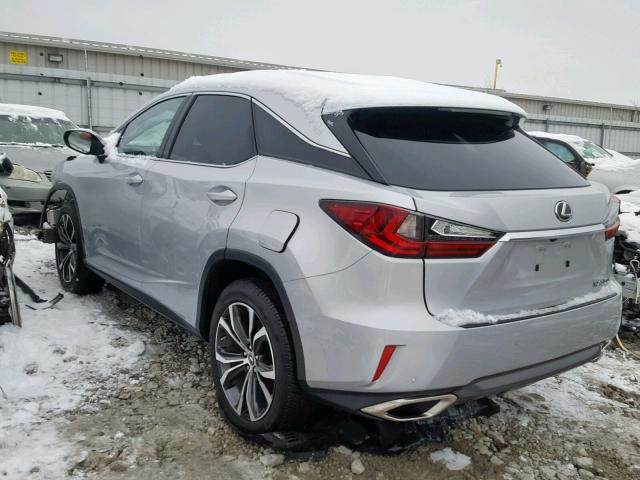 2T2BZMCA3JC153839 - 2018 LEXUS RX 350 SILVER photo 3