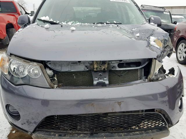 JA4MT31X67U006467 - 2007 MITSUBISHI OUTLANDER GRAY photo 7