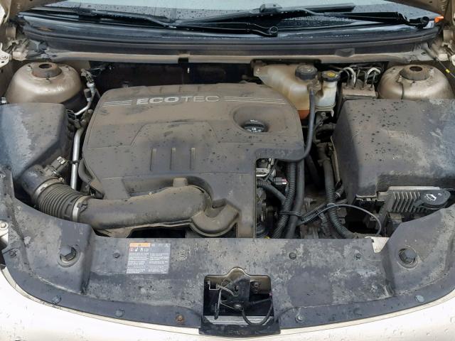 1G1ZH57B88F171052 - 2008 CHEVROLET MALIBU 1LT 金色 照片 7