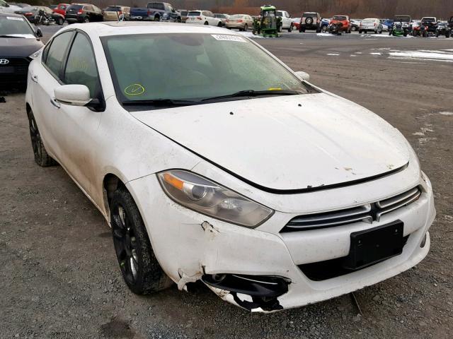 1C3CDFCH8DD132237 - 2013 DODGE DART LIMIT WHITE photo 1