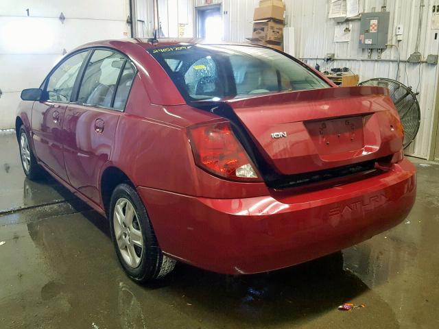 1G8AJ55F37Z167027 - 2007 SATURN ION LEVEL MAROON photo 3