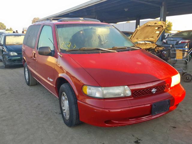 4N2DN1110VD853978 - 1997 NISSAN QUEST XE RED photo 1