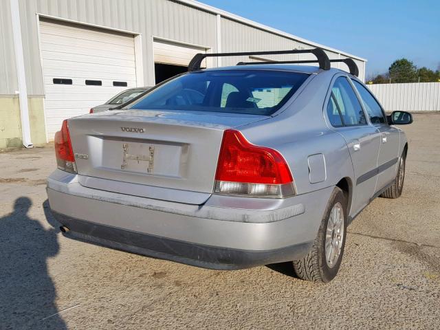 YV1RS61T042401212 - 2004 VOLVO S60 SILVER photo 4