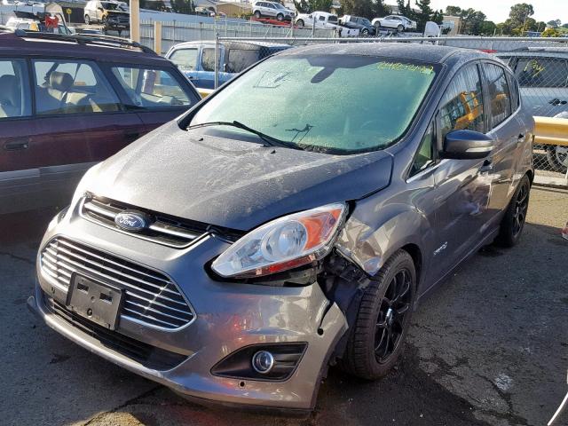 1FADP5BU0EL521452 - 2014 FORD C-MAX SEL GRAY photo 2