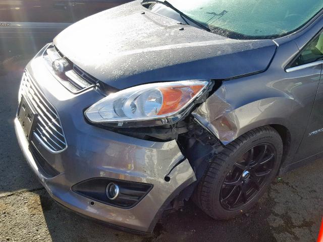 1FADP5BU0EL521452 - 2014 FORD C-MAX SEL GRAY photo 9