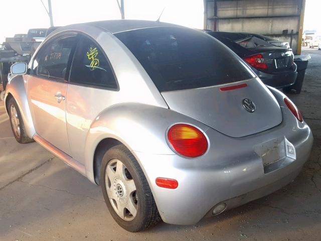 3VWCS21C11M422897 - 2001 VOLKSWAGEN NEW BEETLE Gümüş foto 3