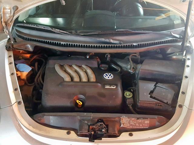 3VWCS21C11M422897 - 2001 VOLKSWAGEN NEW BEETLE Gümüş foto 7
