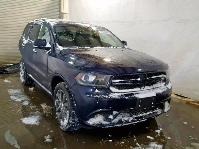 1C4RDJDG6JC372712 - 2018 DODGE DURANGO GT BLUE photo 1