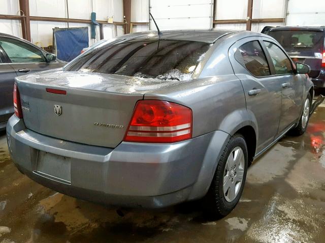 1B3LC46B09N568013 - 2009 DODGE AVENGER SE SILVER photo 4