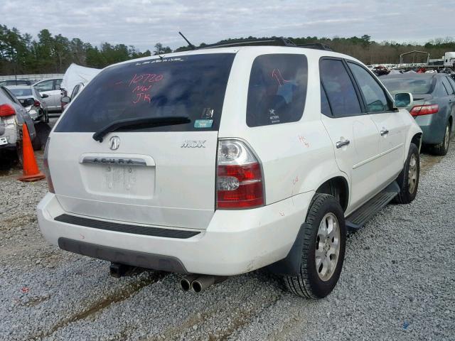 2HNYD18652H530916 - 2002 ACURA MDX TOURIN WHITE photo 4