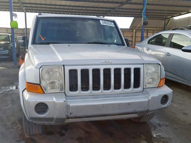 1J8HH48K16C340699 - 2006 JEEP COMMANDER Gümüş foto 10