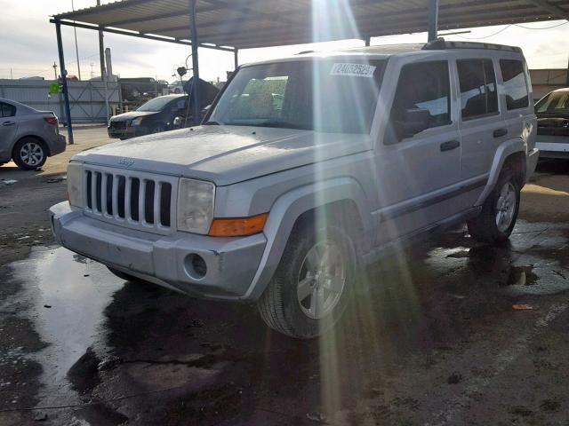 1J8HH48K16C340699 - 2006 JEEP COMMANDER Gümüş foto 2