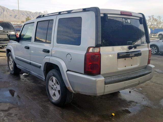 1J8HH48K16C340699 - 2006 JEEP COMMANDER Gümüş foto 3