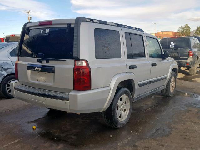 1J8HH48K16C340699 - 2006 JEEP COMMANDER Gümüş foto 4