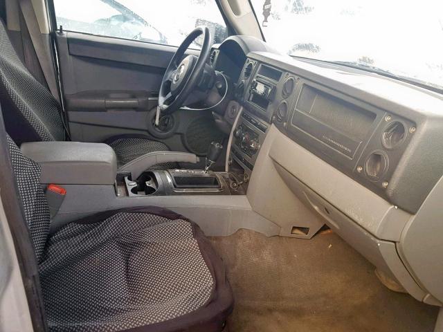 1J8HH48K16C340699 - 2006 JEEP COMMANDER Gümüş foto 5