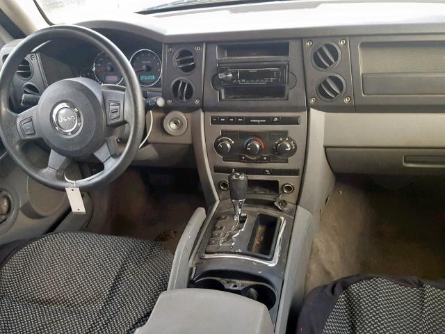 1J8HH48K16C340699 - 2006 JEEP COMMANDER Gümüş foto 9