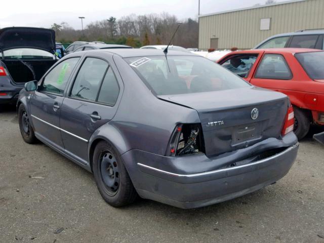 3VWRA69M54M138694 - 2004 VOLKSWAGEN JETTA GL GRAY photo 3