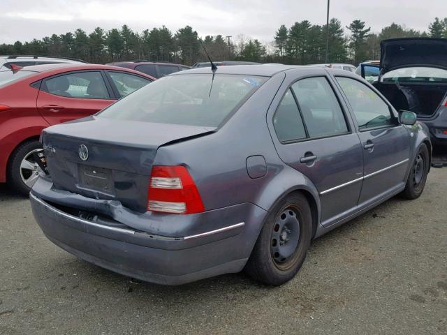 3VWRA69M54M138694 - 2004 VOLKSWAGEN JETTA GL GRAY photo 4