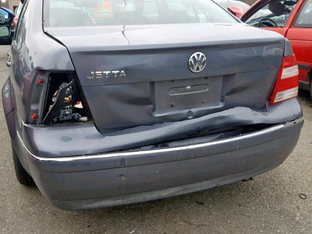 3VWRA69M54M138694 - 2004 VOLKSWAGEN JETTA GL GRAY photo 9