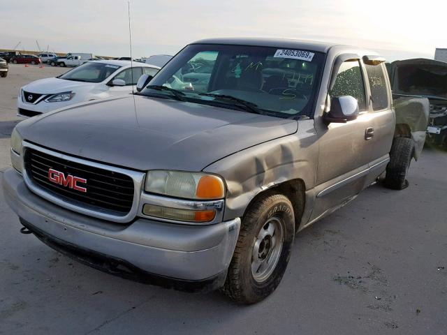 2GTEC19V421362261 - 2002 GMC NEW SIERRA BROWN photo 2