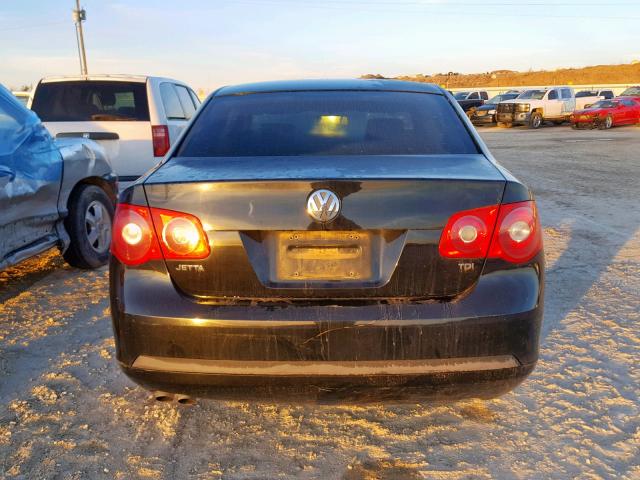 3VWRT71K36M650841 - 2006 VOLKSWAGEN JETTA TDI BLACK photo 10