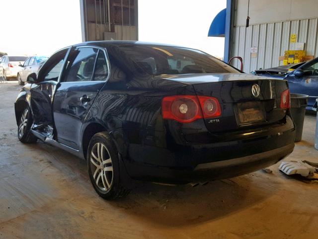 3VWRT71K36M650841 - 2006 VOLKSWAGEN JETTA TDI BLACK photo 3