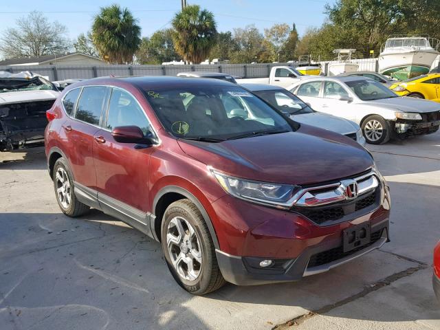 7FARW1H81HE007966 - 2017 HONDA CR-V EXL MAROON photo 1