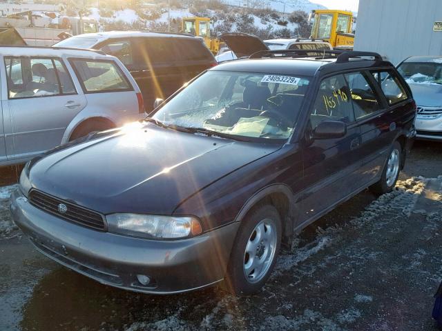 4S3BK6359S7335071 - 1995 SUBARU LEGACY L/O BLUE photo 2