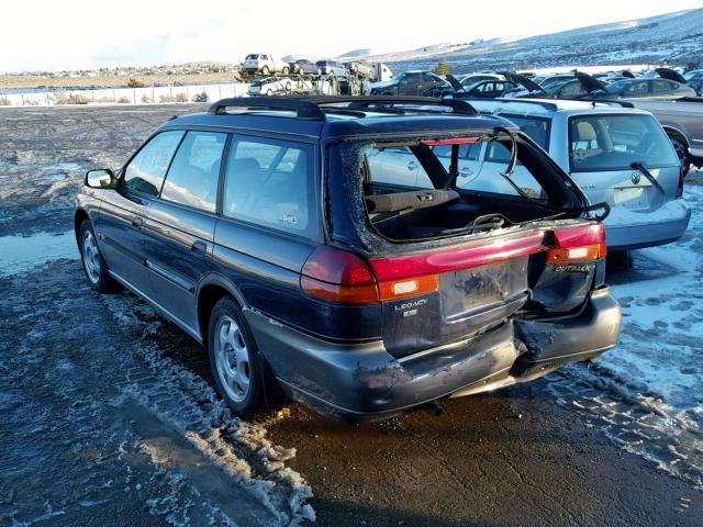 4S3BK6359S7335071 - 1995 SUBARU LEGACY L/O BLUE photo 3